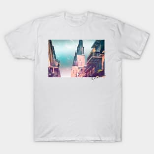 Surreal St. Louis Cathedral T-Shirt